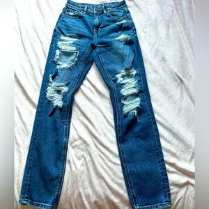 American Eagle Outfitters stretch mom jeans, size 00, like new